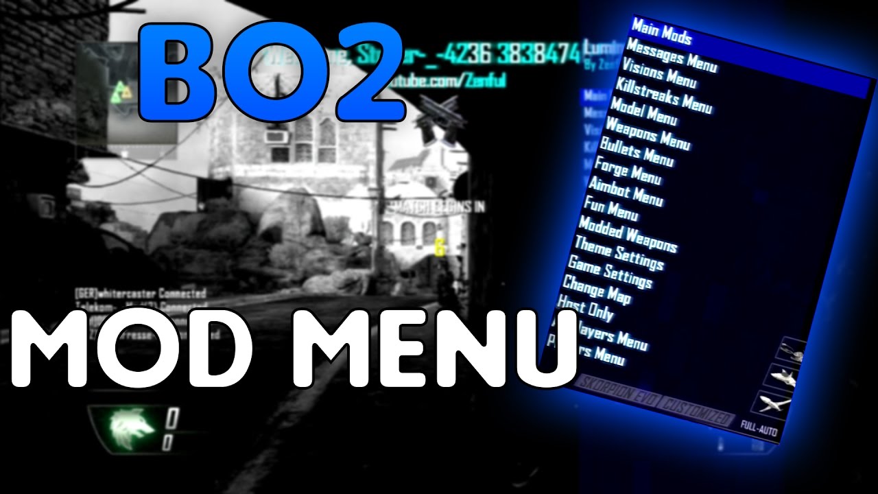 Black ops 2 mods menu download free